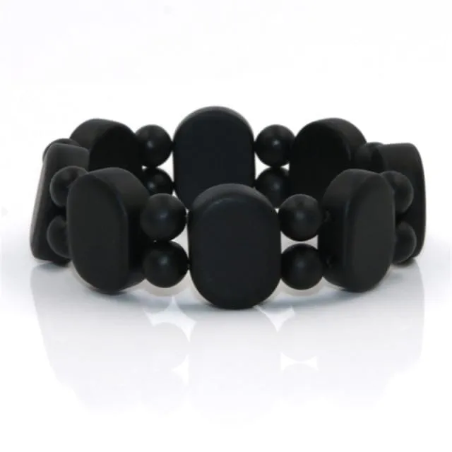 100% Natural Black Obsidian Bracelet