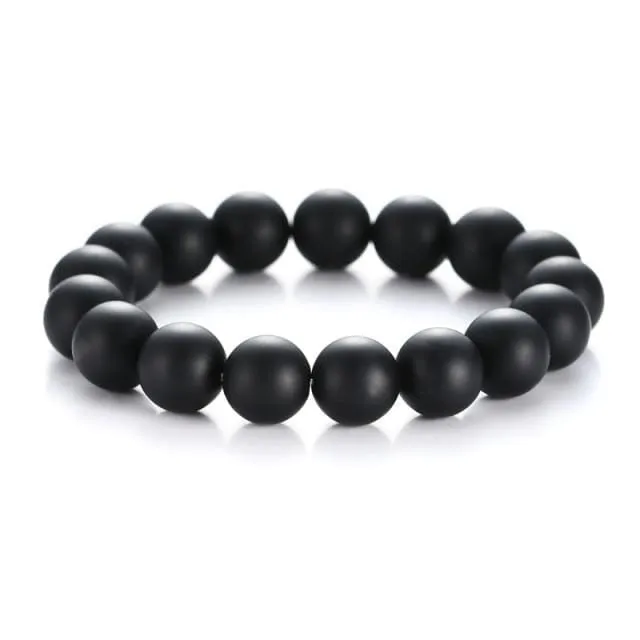 100% Natural Black Obsidian Bracelet