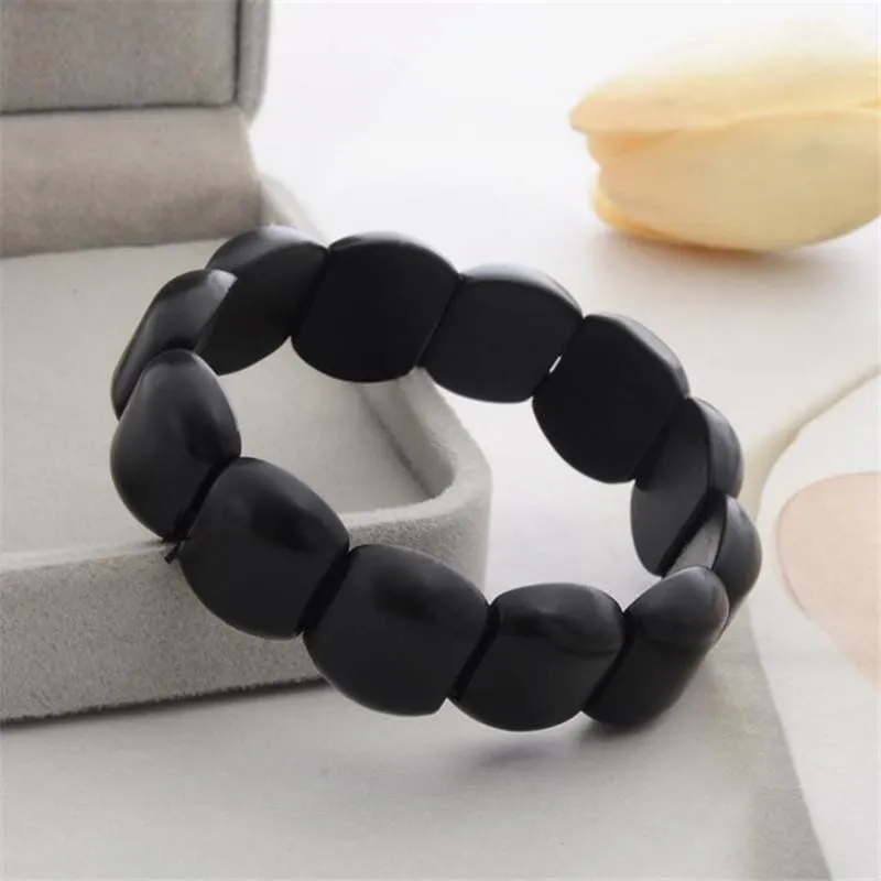 100% Natural Black Obsidian Bracelet