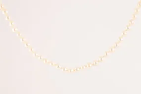 16.5" Mikimoto 925 Silver Pearl Necklace (18.56g.)