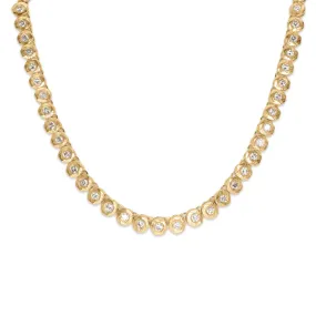 18K Diamond Tennis Necklace