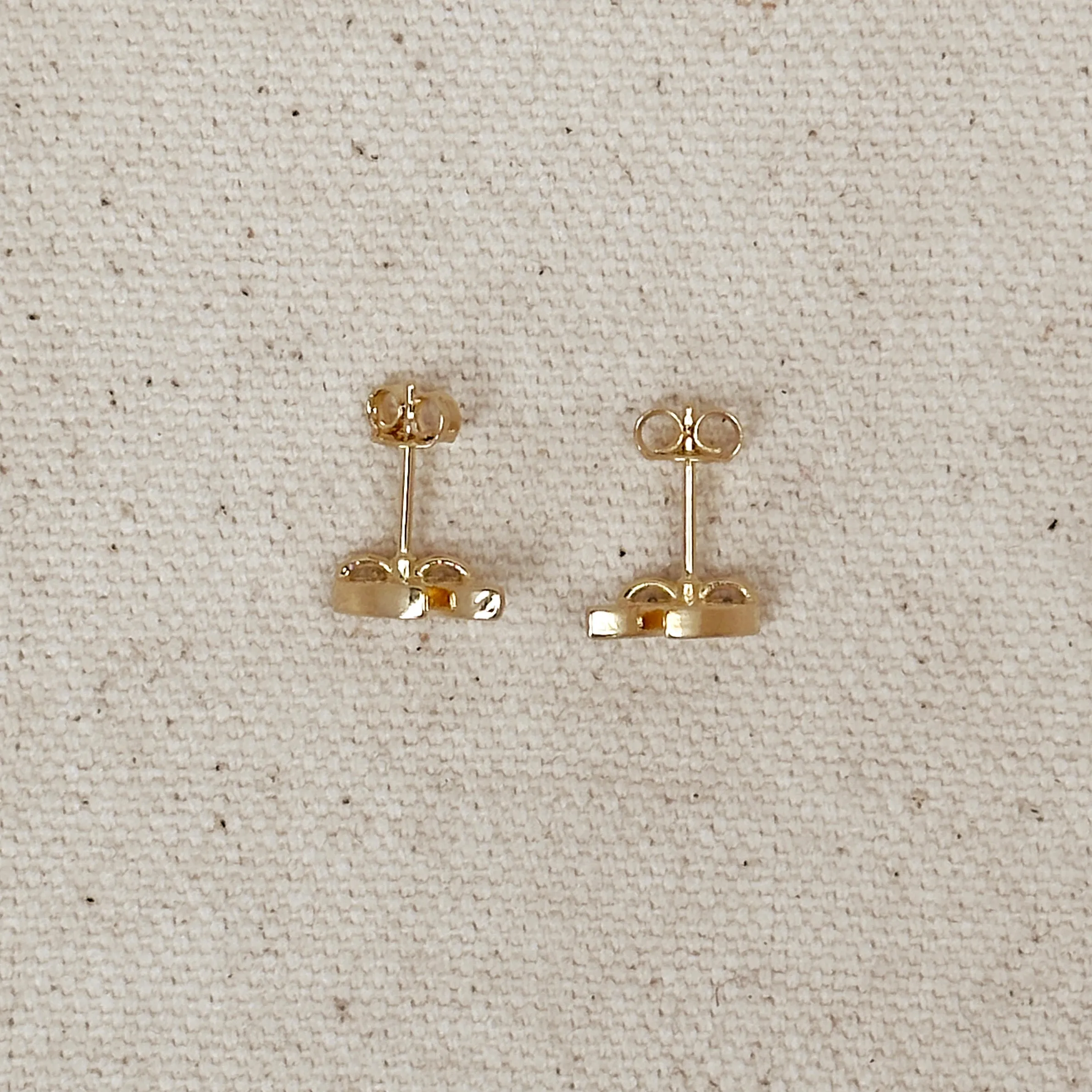 18k Gold Filled Mini CZ Stud Earrings