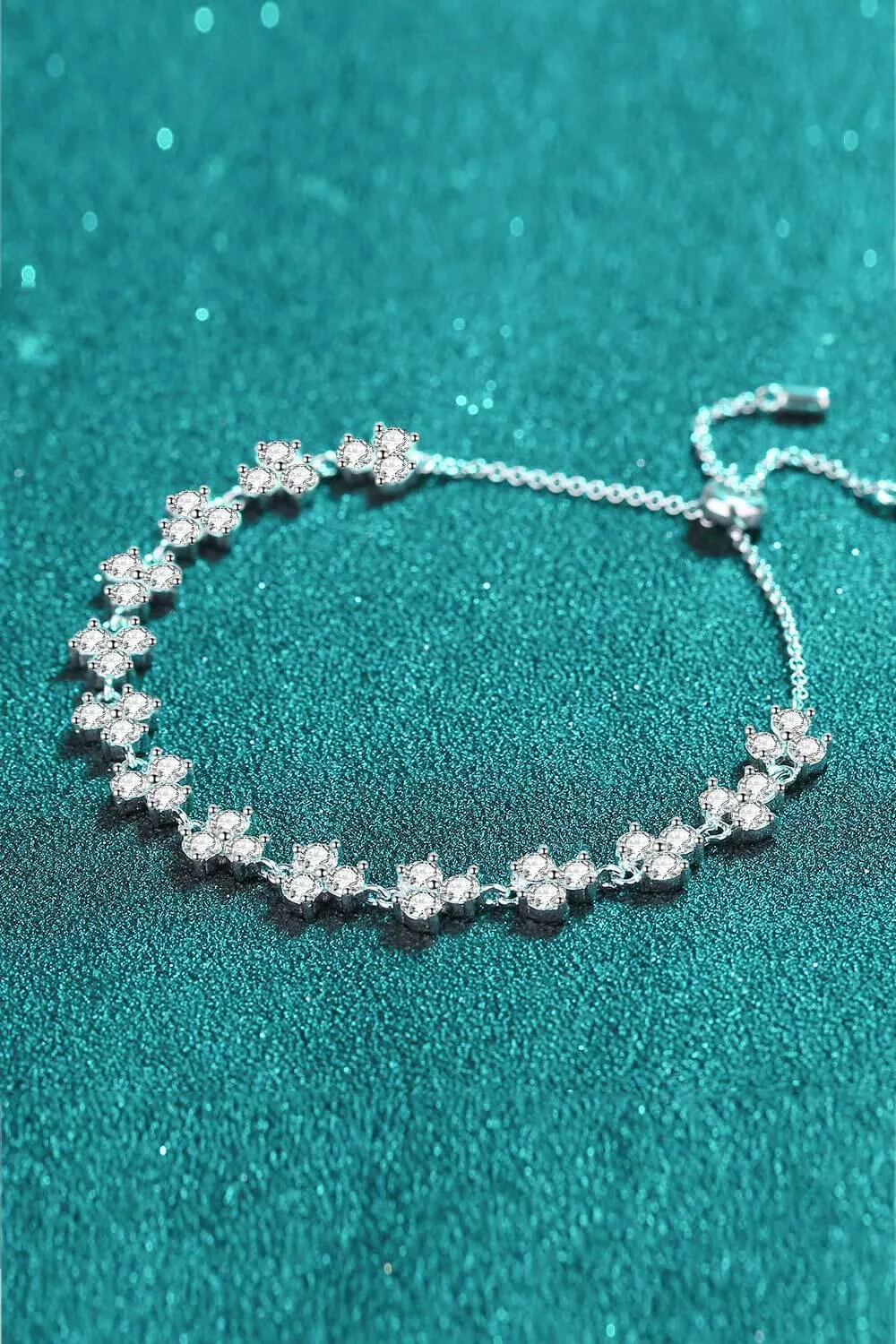 4.2 Carat Adjustable Moissanite Bracelet