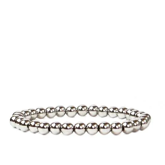 6mm Ball Bracelet in Silver