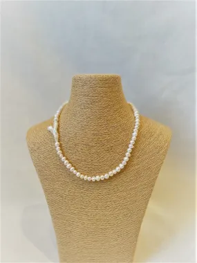 Alice Rose Jewellery - Medium Pearl Necklace With Long Pearl