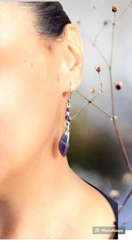 Amethyst Dangle Earrings