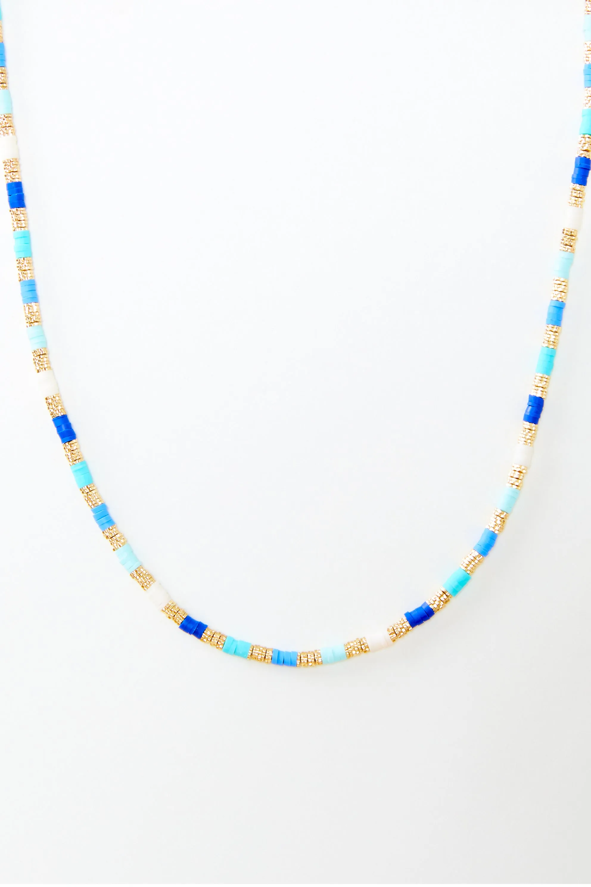 Aria Beaded Disc Necklace