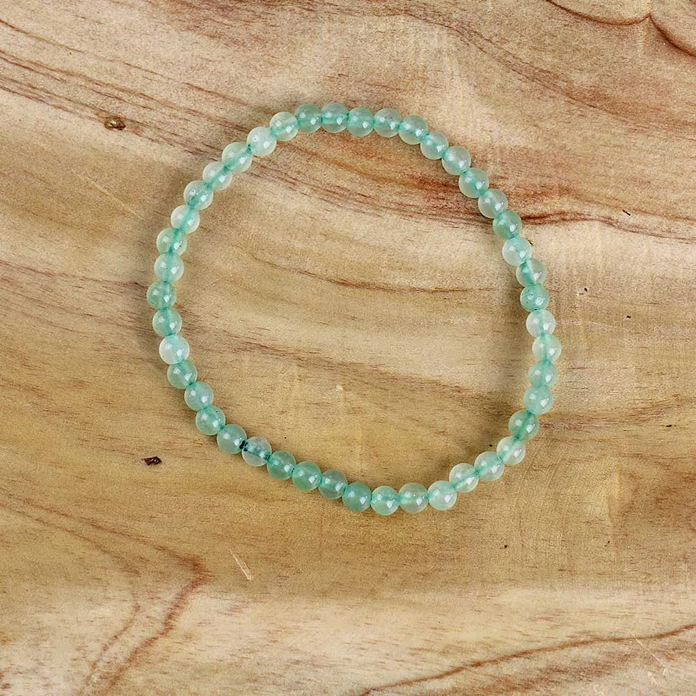 Aventurine Gemstone Power Bracelet 4mm