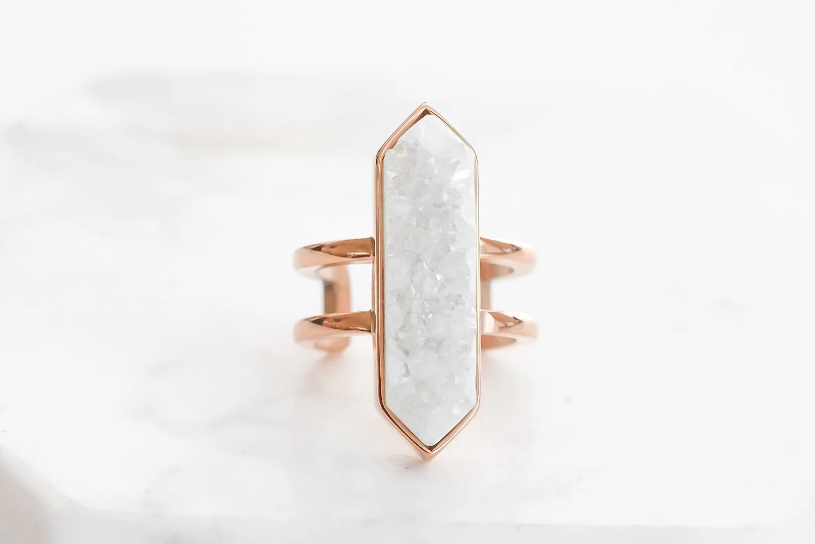 Bangle Collection - Rose Gold Magna Quartz Ring