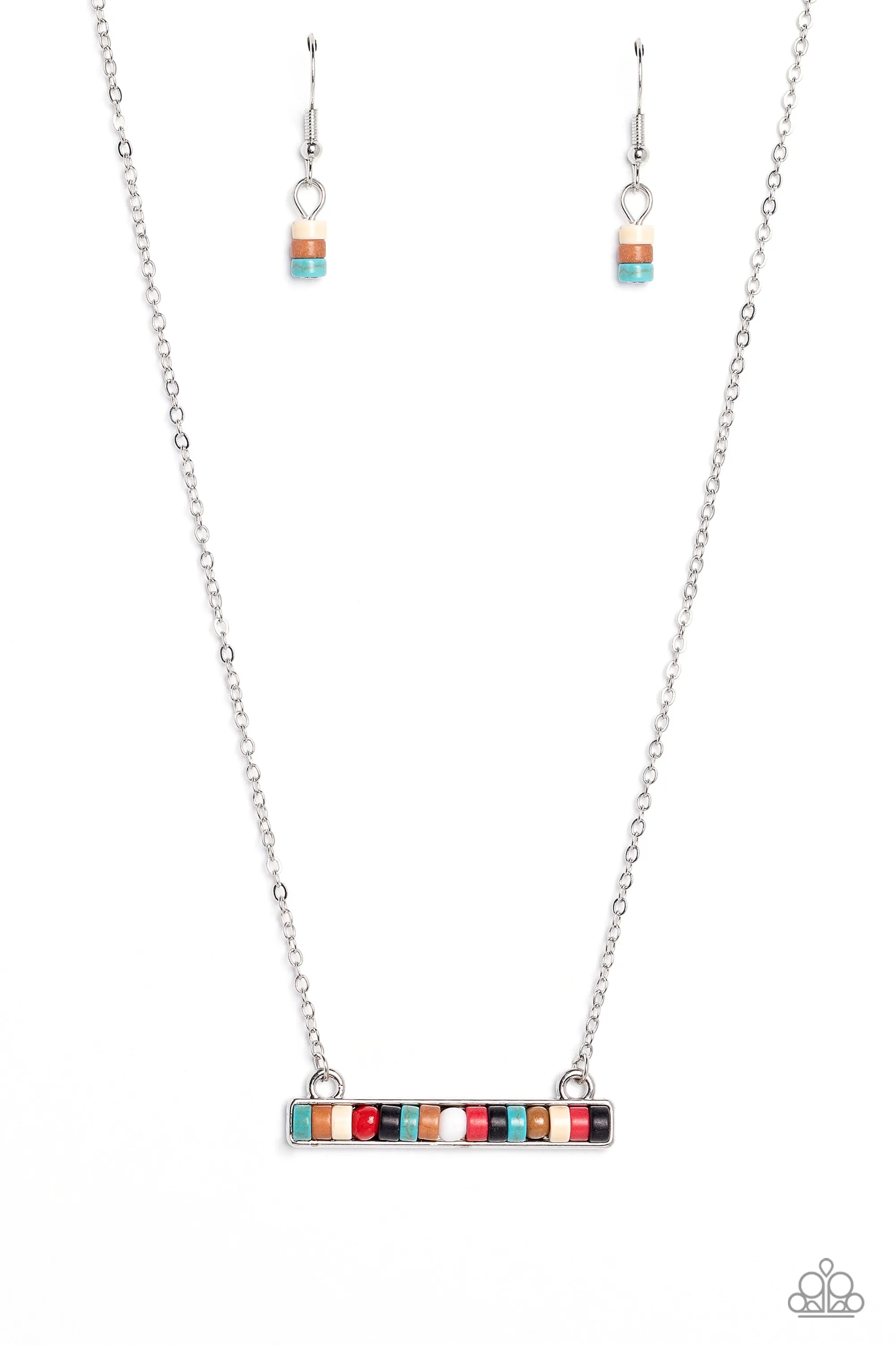 Barred Bohemian Multi Necklace - Paparazzi Accessories