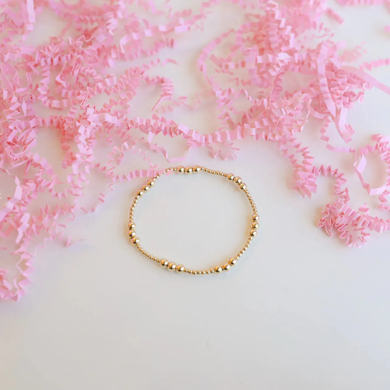 Beaded Blondes | ILY Gold Bracelet