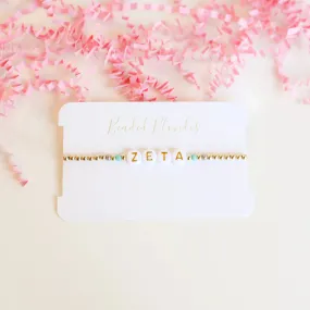 Beaded Blondes | Zeta Color Sorority Bracelet