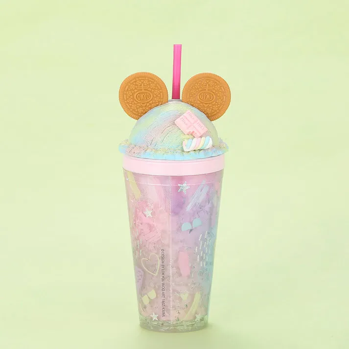 Bewaltz Cookie Mouse Ear Sweets Rainbow Tumbler - Pink