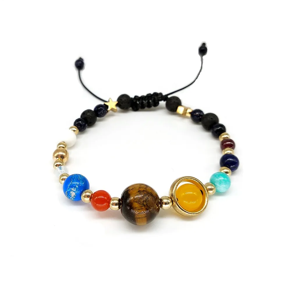 Bracelets Fashion Jewelry Galaxy Solar System Bracelet For Women,Men