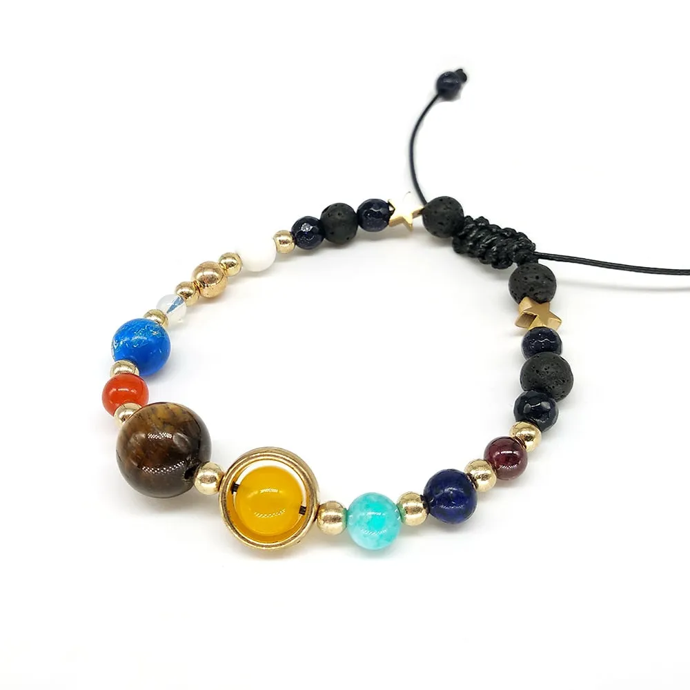 Bracelets Fashion Jewelry Galaxy Solar System Bracelet For Women,Men