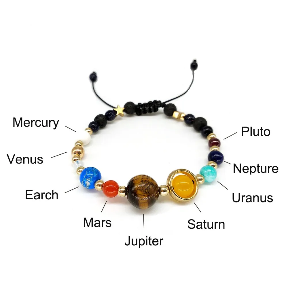 Bracelets Fashion Jewelry Galaxy Solar System Bracelet For Women,Men