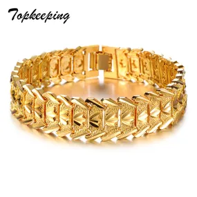 Brand Fashion Men Bracelet  Bangle Male Accessory Rock Jewelry