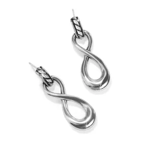 Brighton Interlok Infinity Post Drop Earrings