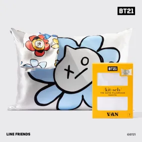 BT21 meets Kitsch Satin Pillowcase - VAN