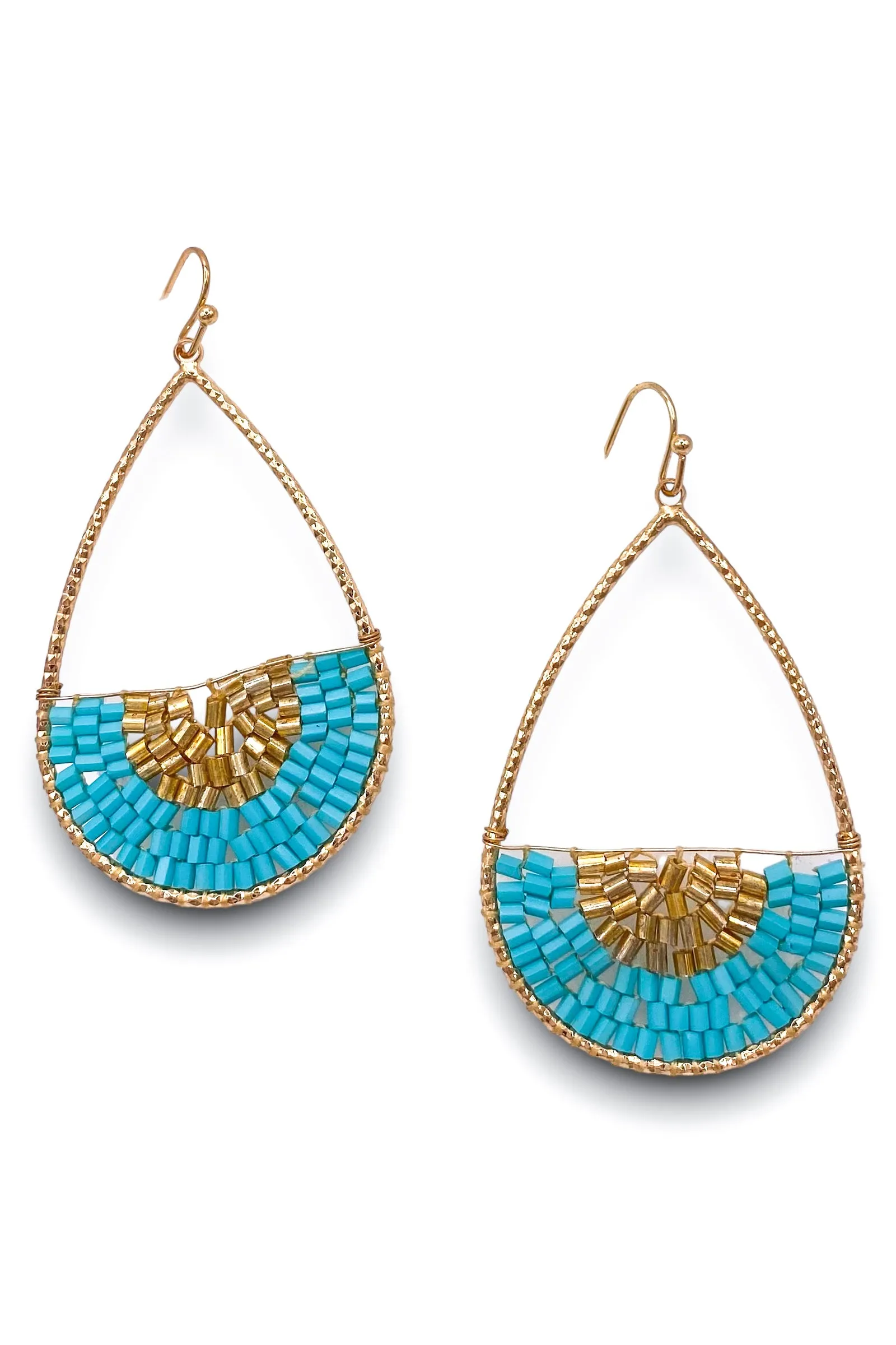 Calling On You Earrings - Turquoise