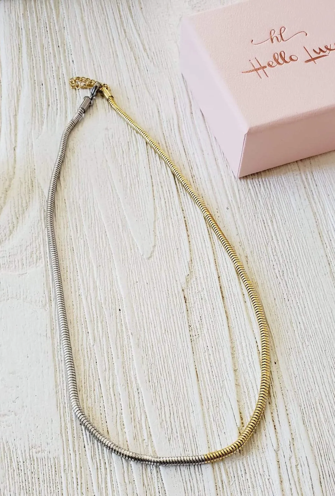 Cassie Double Tone Necklace