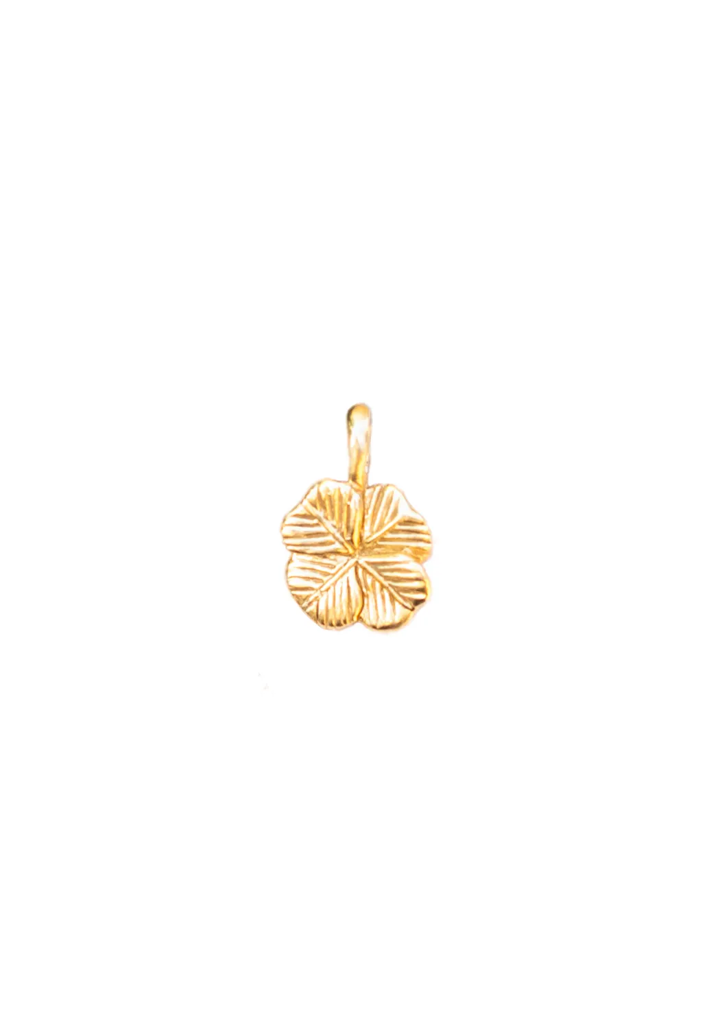 Catherine Michiels 14K Yellow Gold Four Leaf Clover Charm