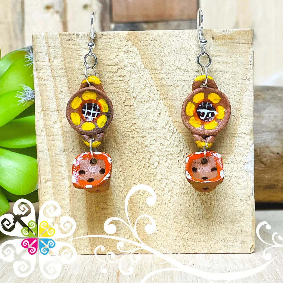 Cazuela with Anafre - Cocinita Clay Earrings