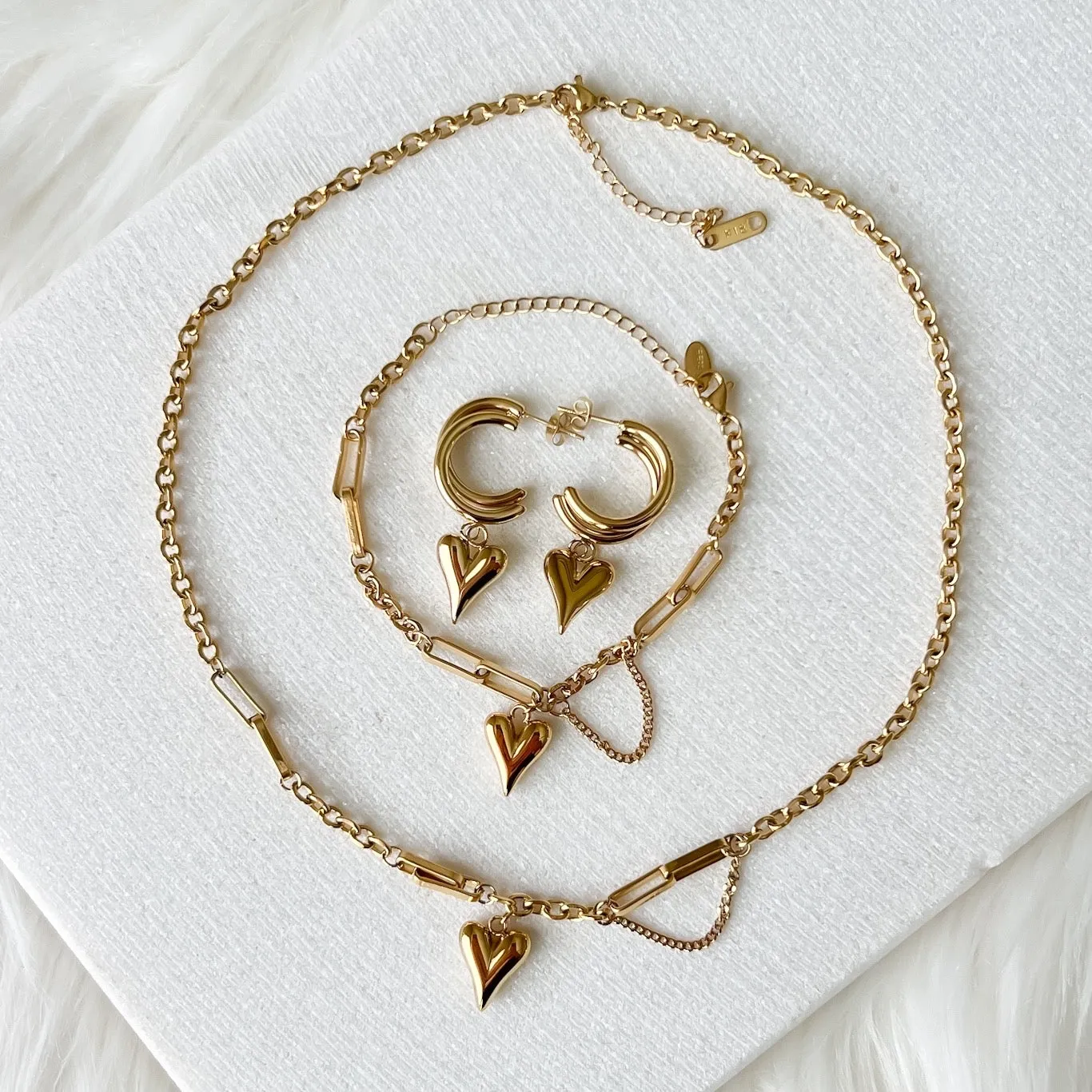 Chained Heart Necklace