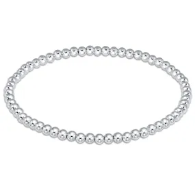 Classic Sterling 4mm Bead Bracelet