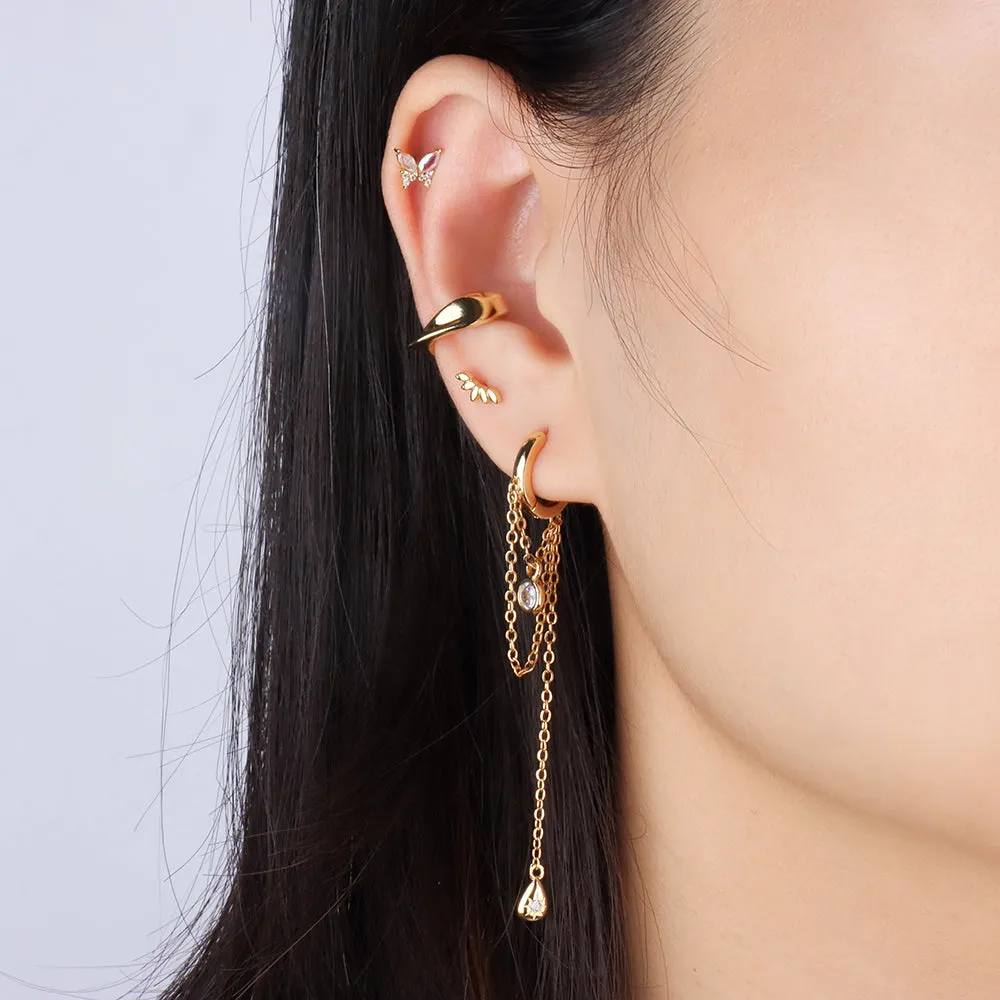 Cross Ear Cuff