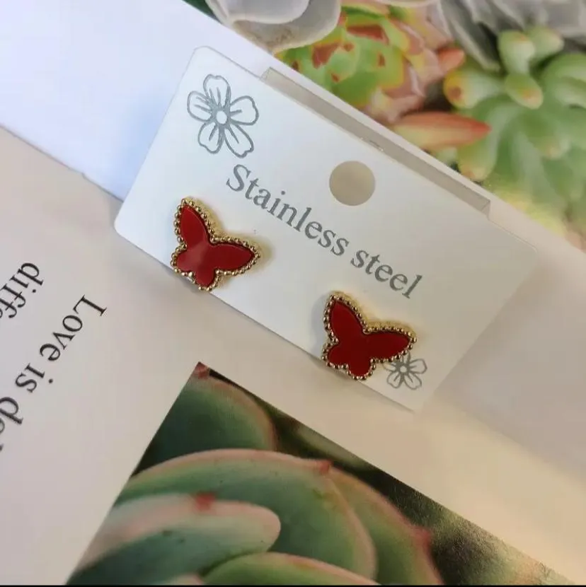 Double Side Butterfly Earing For Women -S4467104