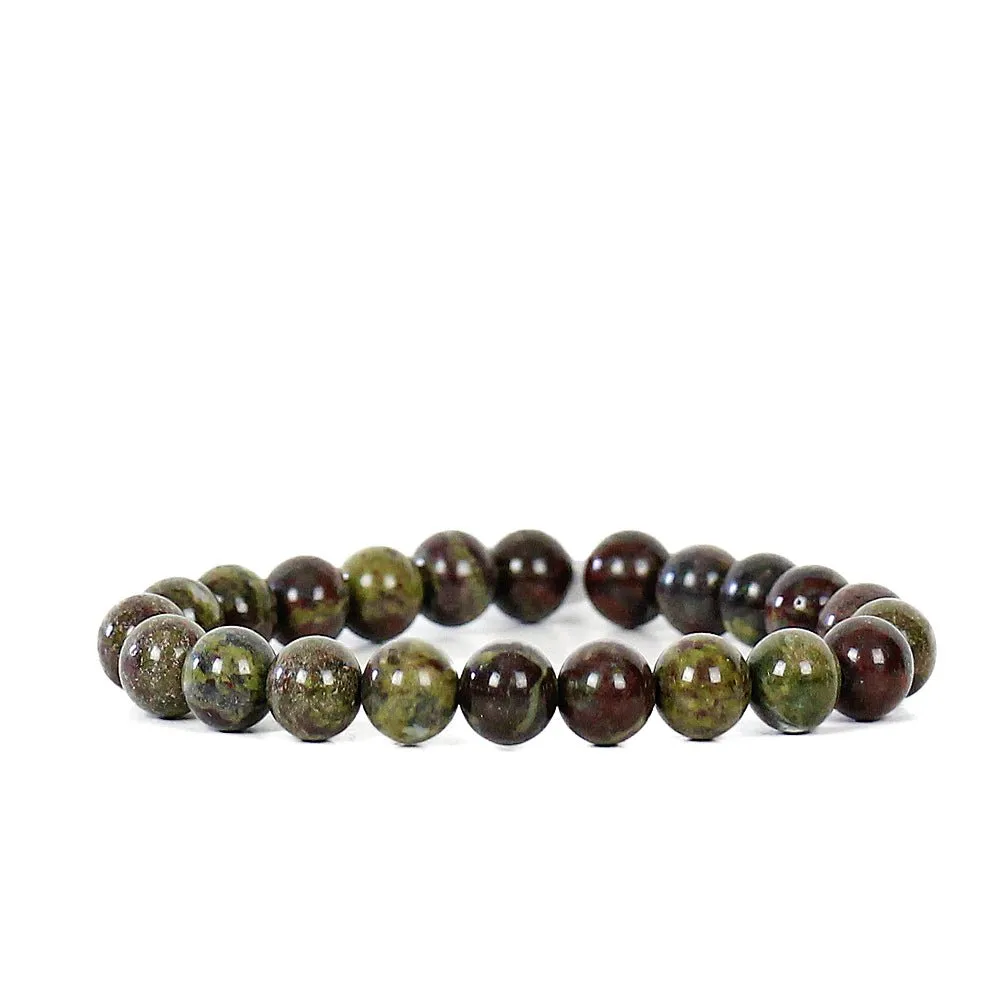 Dragon Blood Jasper Gemstone Power Bracelet 8mm