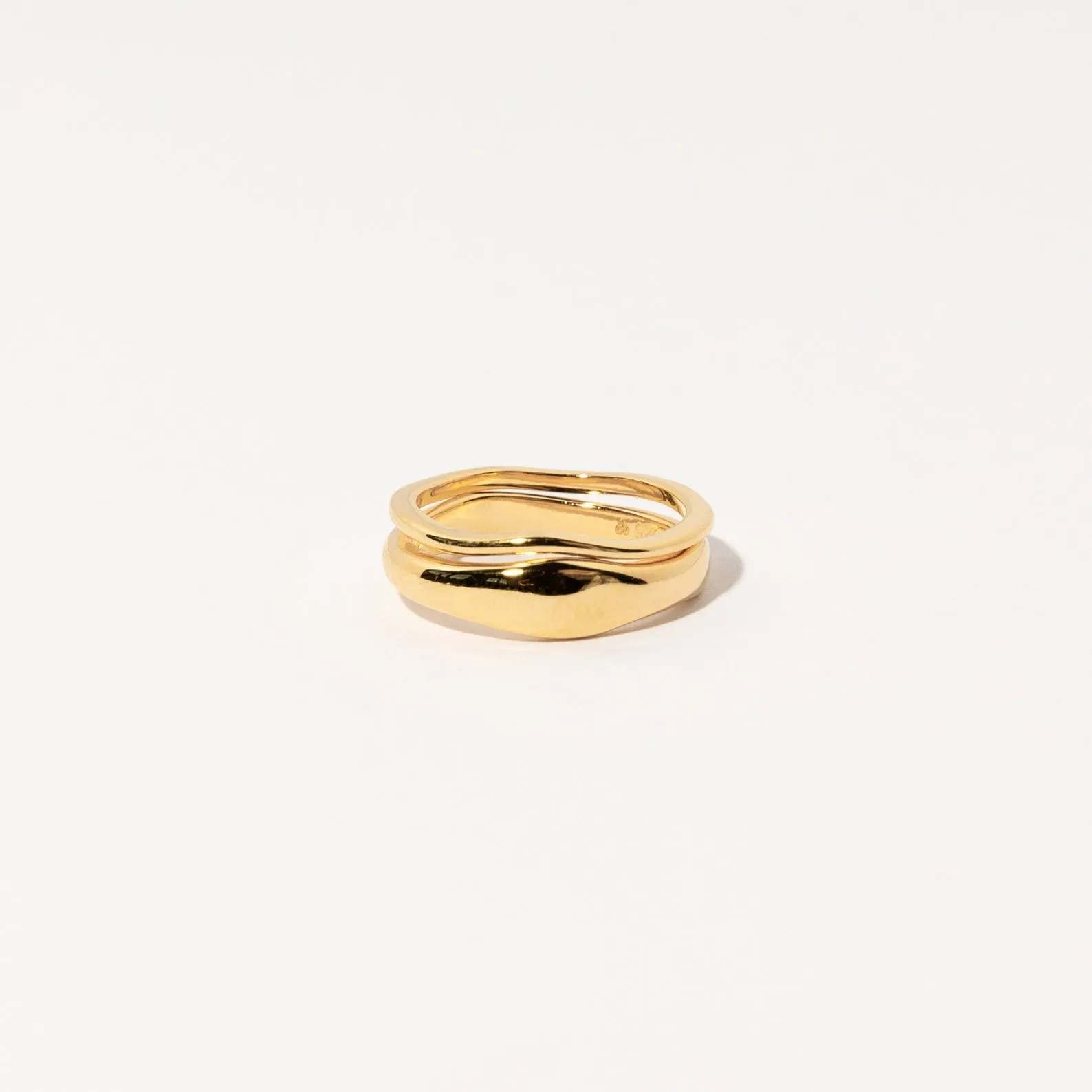 Duo Form Ring Set