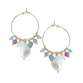 EARRING QUEEN HOOP SUMMER