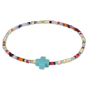 egirl Hope Unwritten Signature Cross Bracelet- Hot Mess