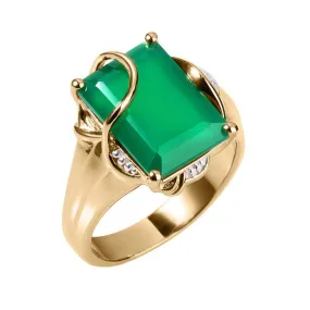 Entwined Onyx Ladies Ring