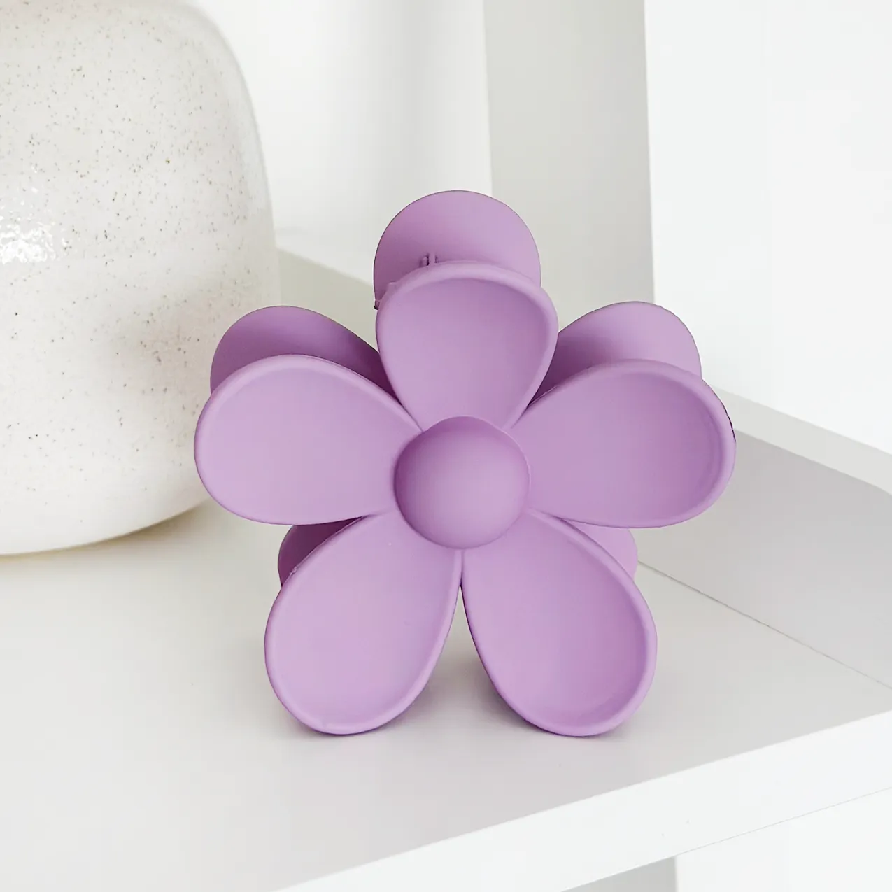 Flower Claw Clip - Lilac