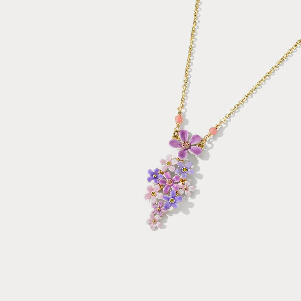 Forget-Me-Not Flowers Necklace