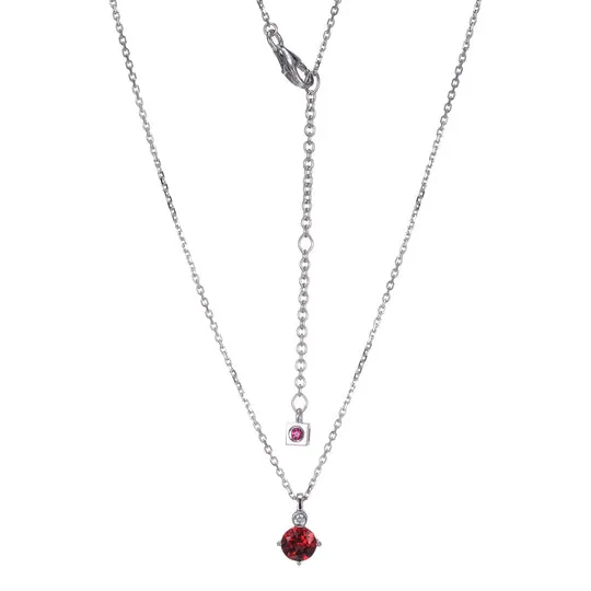 Garnet Birthstone Necklace