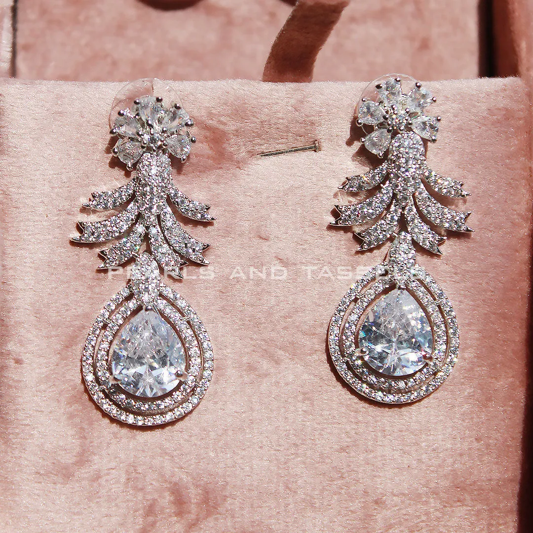 Gemstone Frost Zircon Earrings