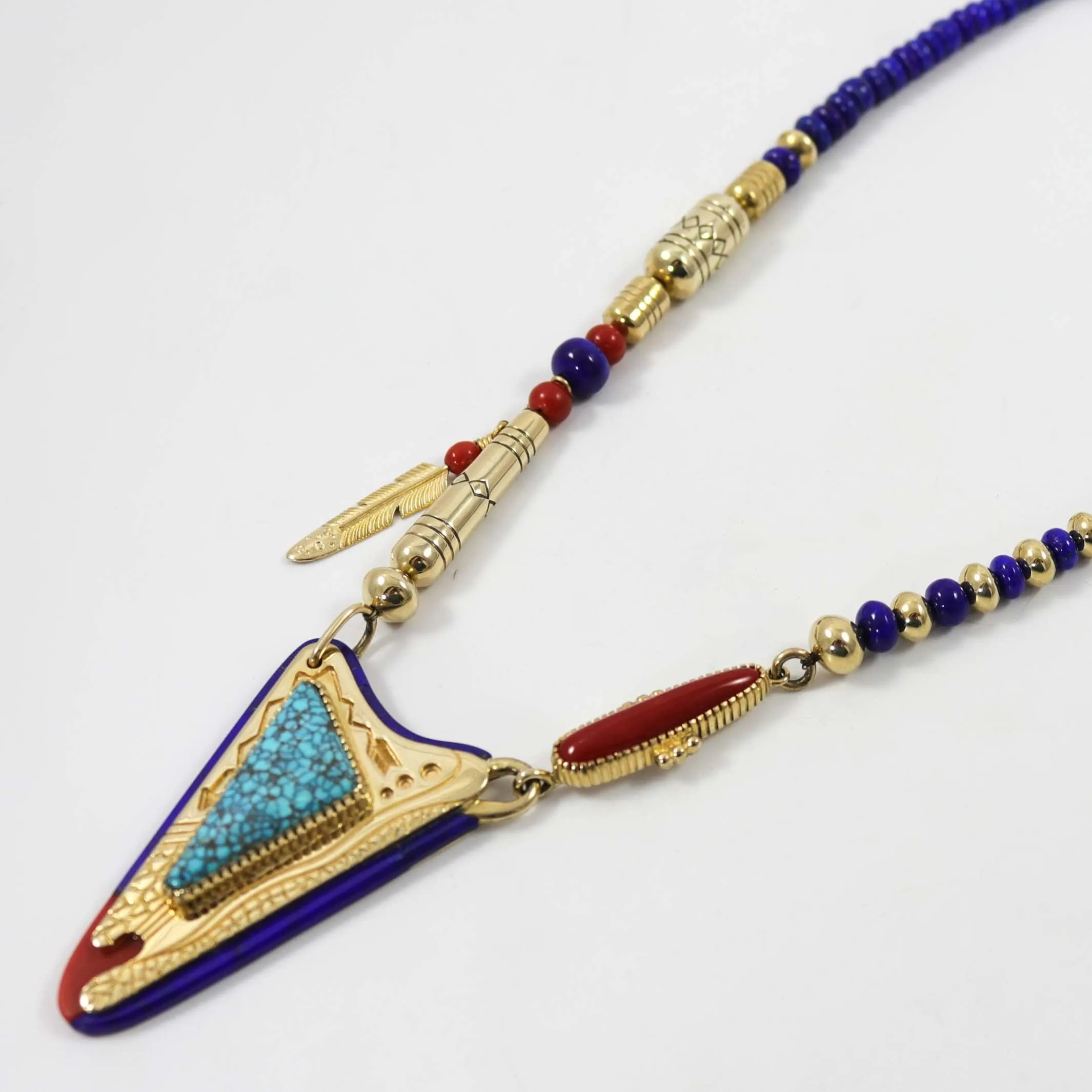 Vintage-Inspired Gold and Gemstone Pendant Necklace for Women