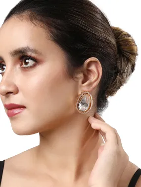 Gold Plated Kundan Earrings