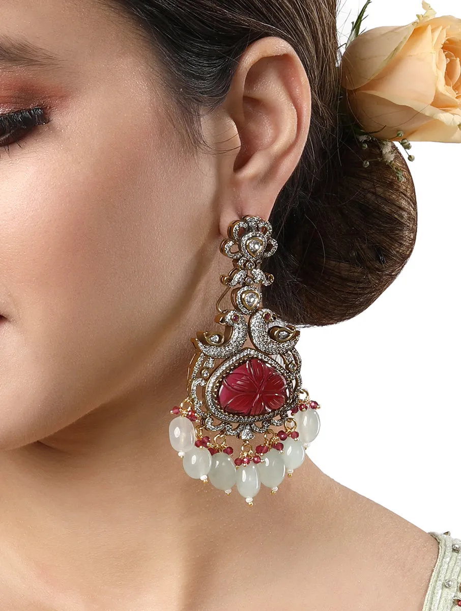 Gold Plated Kundan Earrings