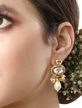 Gold Plated Kundan Earrings