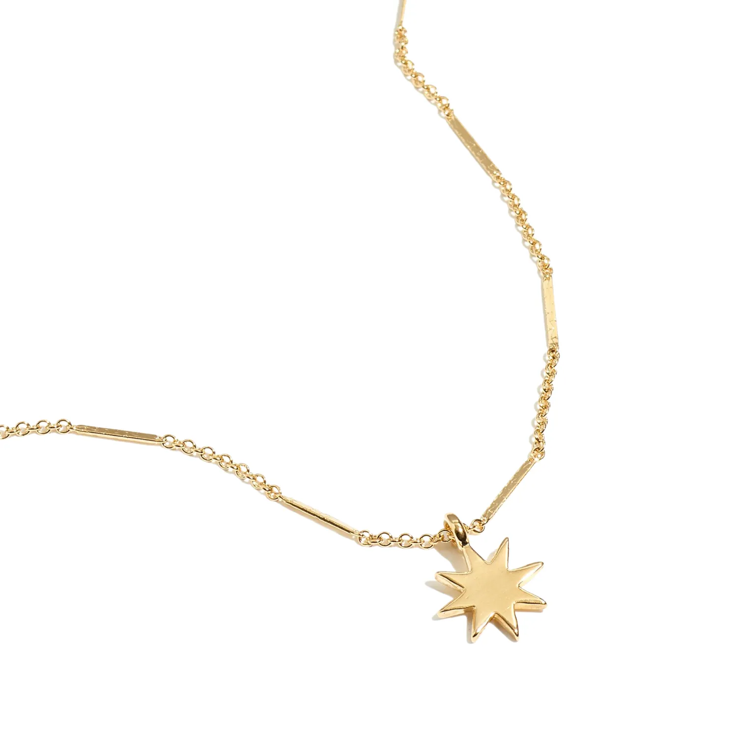 gold star necklace