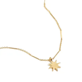 gold star necklace