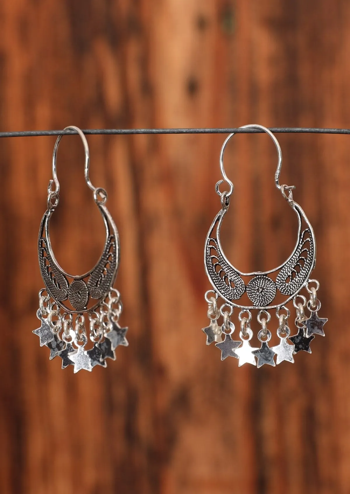 Gypsy Twilight Silver Earrings