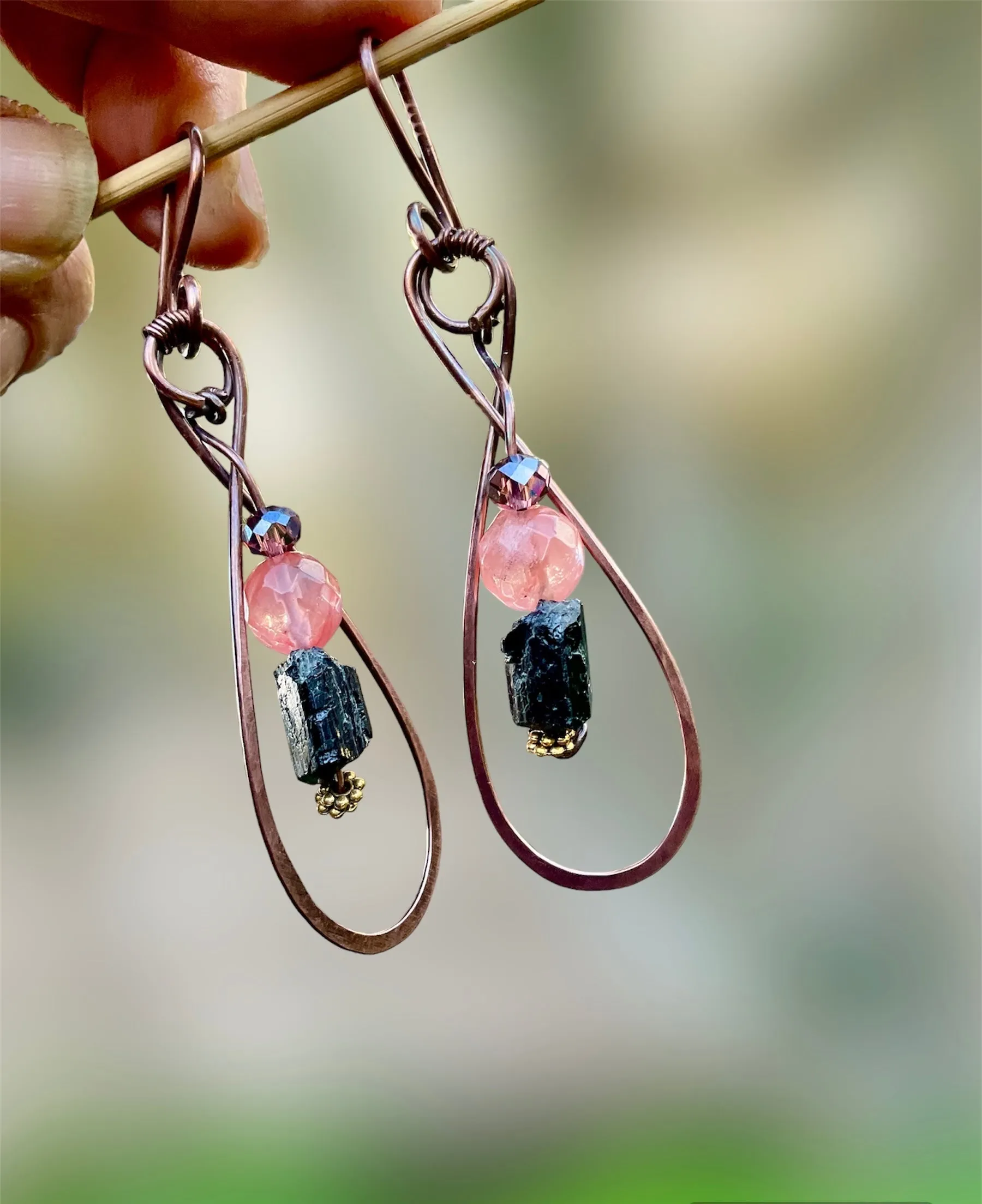 Handmade Tourmaline Earrings