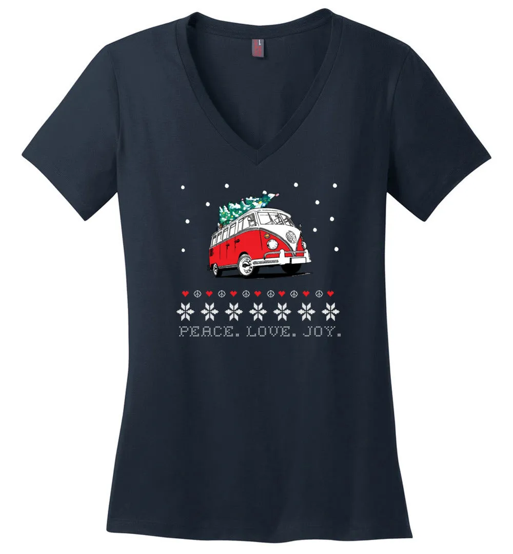 Hippie Van Holiday- V-Neck