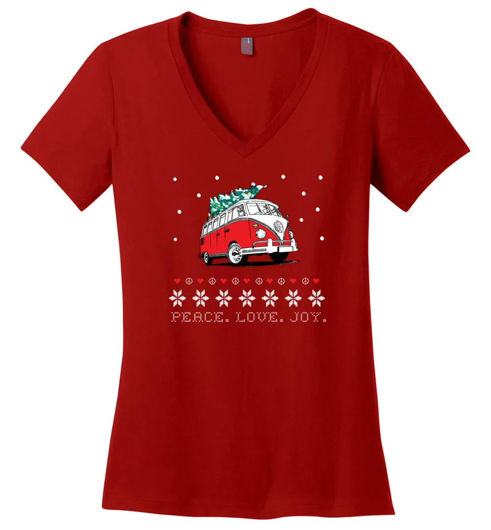 Hippie Van Holiday- V-Neck